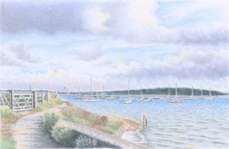 Keyhaven - View of Hurst Spit