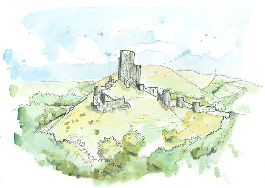 Corfe Castle & Purbeck Hills