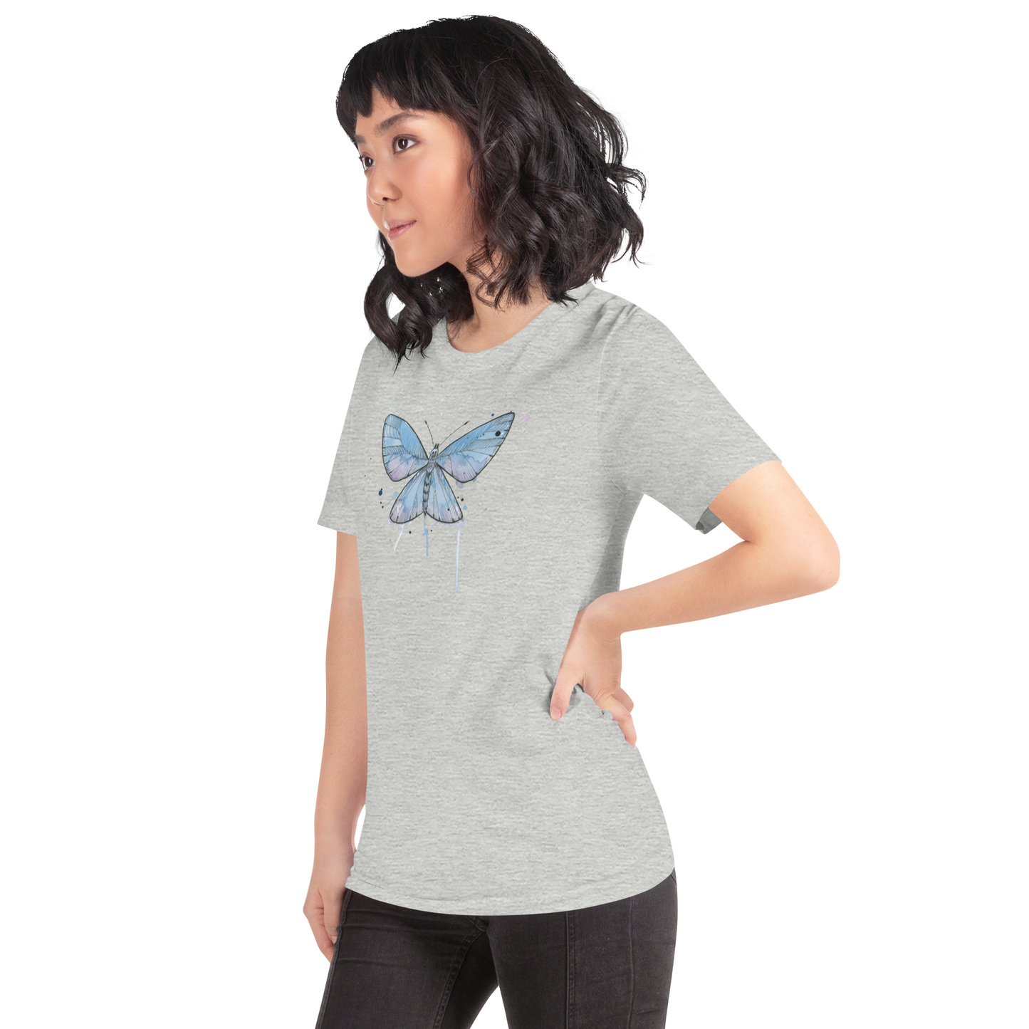 Blue Butterfly Artee T-shirt