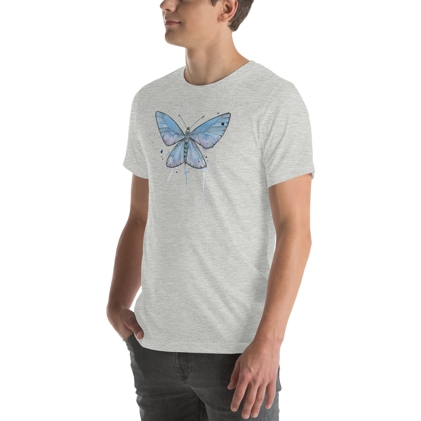 Blue Butterfly Artee T-shirt